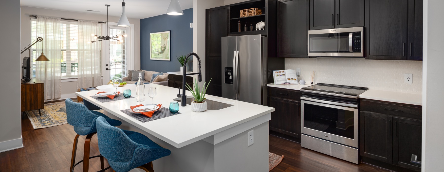 Broadstone Junction apartments modern kitchen