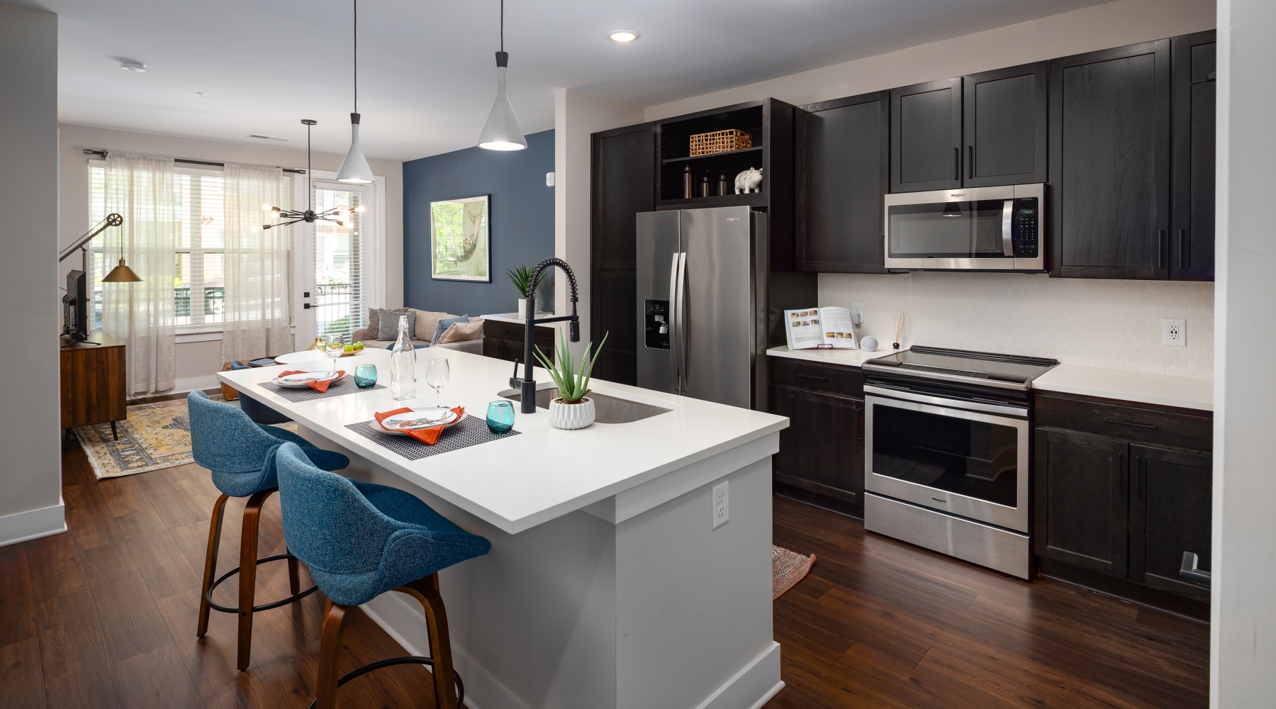 Broadstone Junction apartments modern kitchen