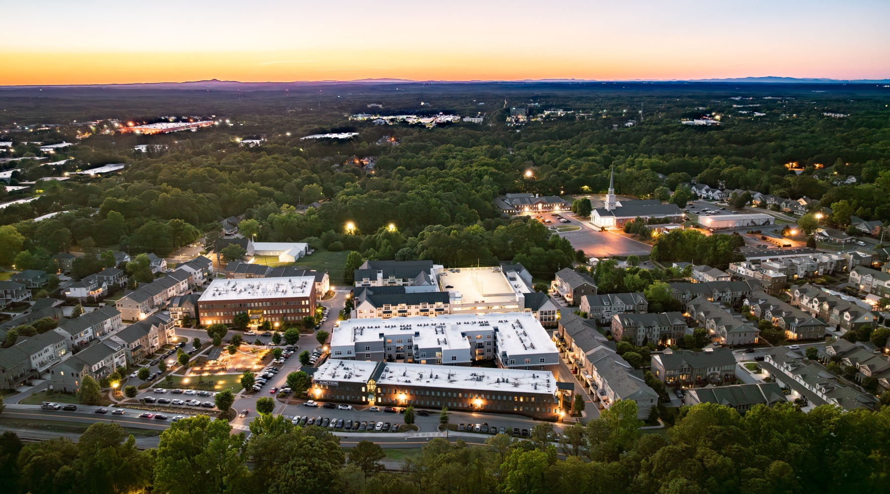 Broadstone Junction apartments community exterior